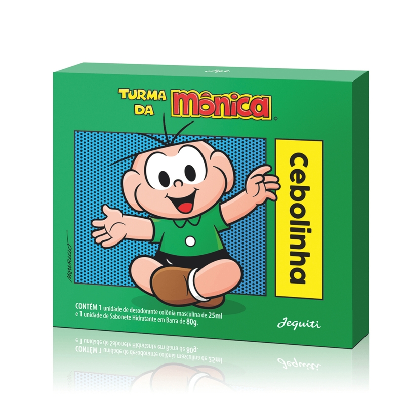 Estojo Cebolinha Colônia 25 ml e Sabonete 80 g Turma da Mônica 4 x 80g - foto 3