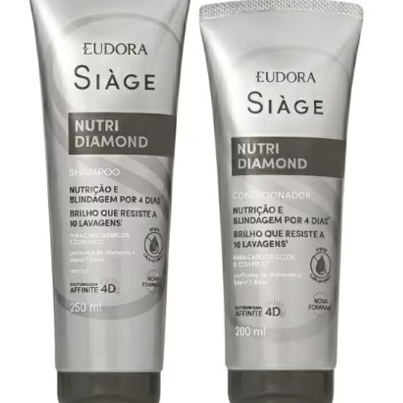 Combo Siàge Nutri Diamond: Shampoo 250ml + Condicionador 200ml