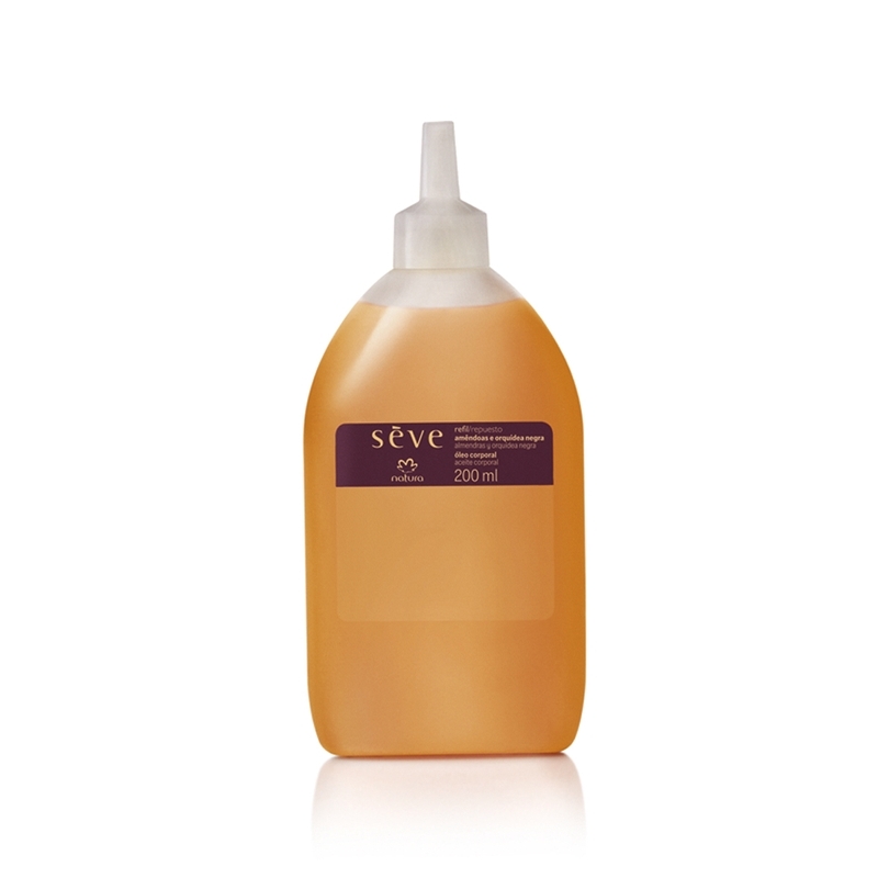 Sève refil óleo desodorante amêndoas e orquídea negra 200ml - 200 ml