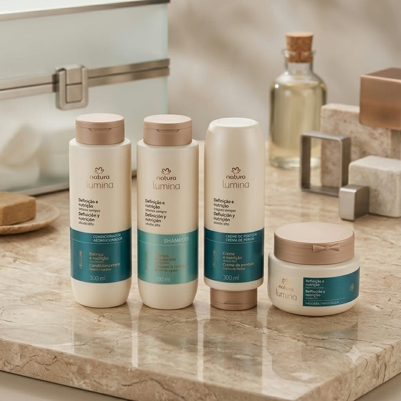 Combo Crespo Lumina De Natura Com 4 Itens