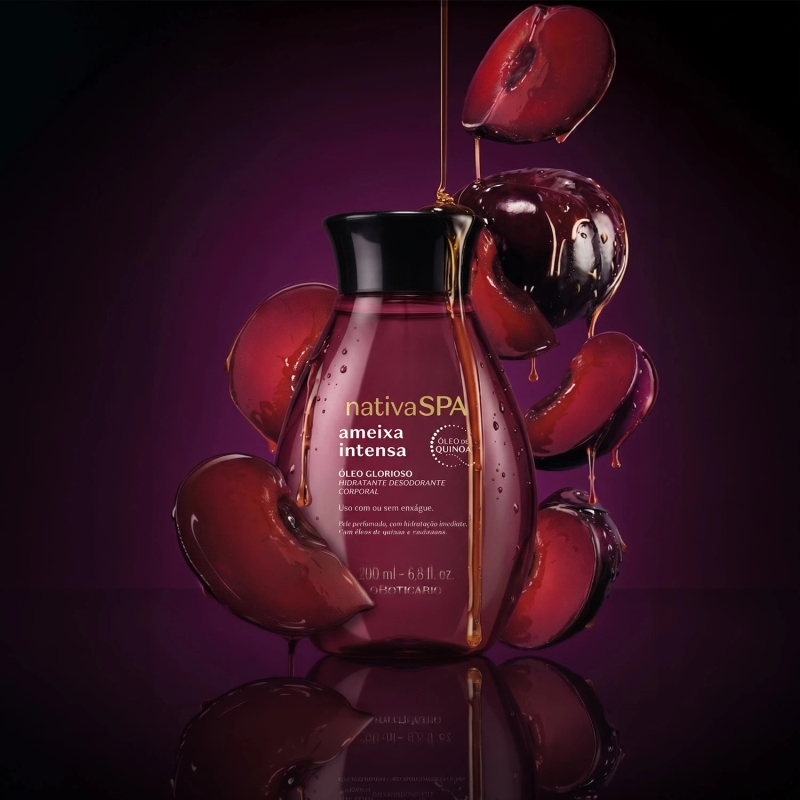 Óleo Corporal Perfumado NativaSpa Ameixa Intensa 200ml