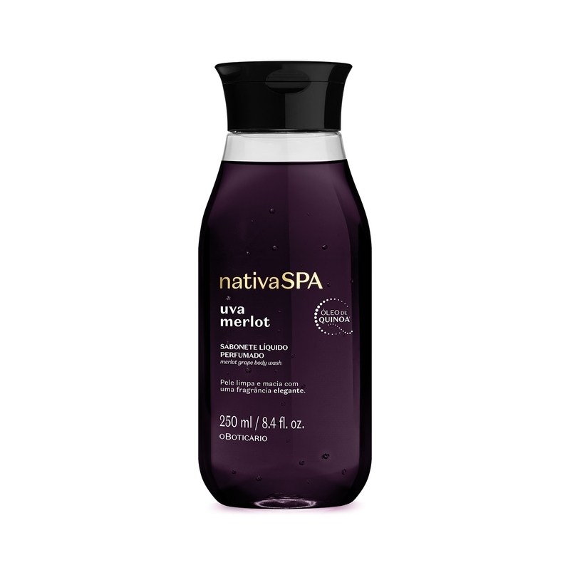 Sabonete Líquido Perfumado Nativa Spa Uva Merlot 250ml