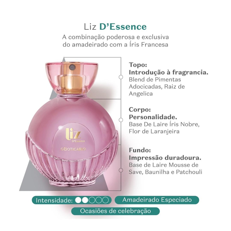 Liz D’Essence Desodorante Colônia 100Ml - foto 3