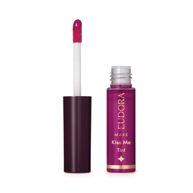 Batom Líquido Rosado Energy Eudora Make Tint Mood 5,5ml - foto 2