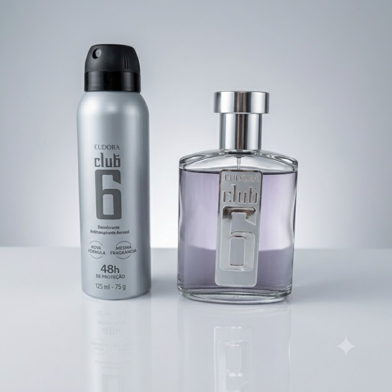 Presente Club 6: Desodorante Colônia 95ml + Desodorante Antitranspirante Aerossol 75g - foto 3