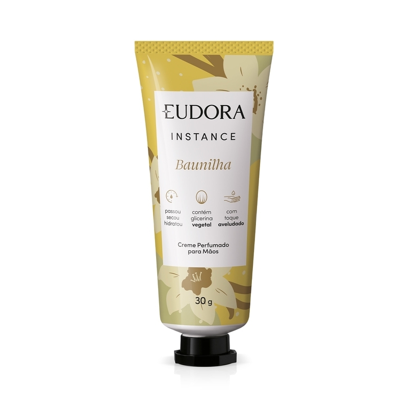 Creme Perfumado para Mãos Instance Baunilha 30ml