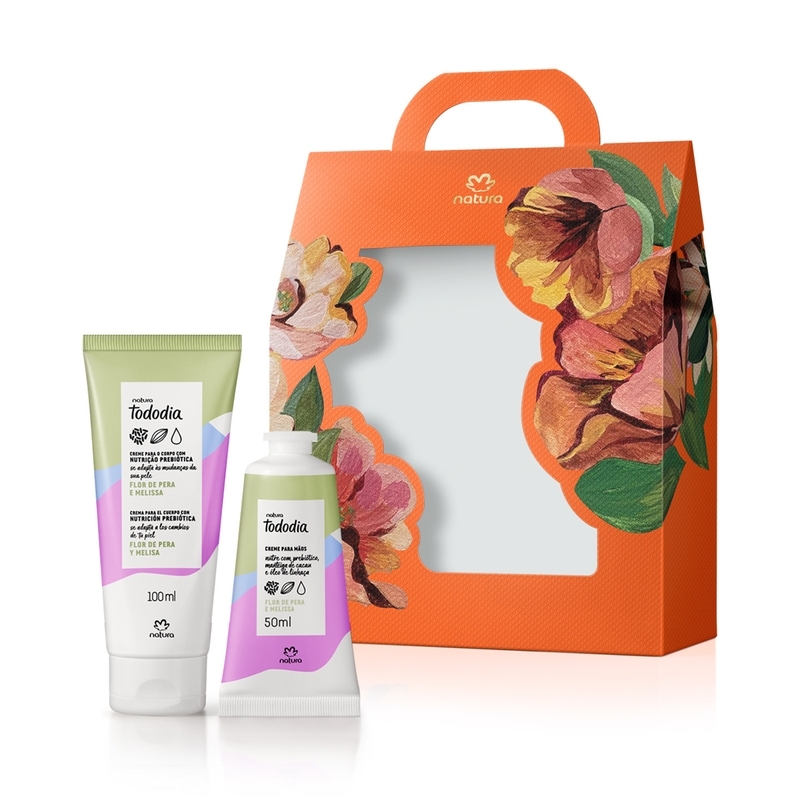 Presente natura tododia flor de pera e melissa mimo