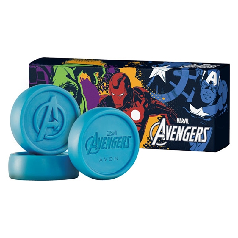 Avengers Sabonete em Barra - 3x50 g