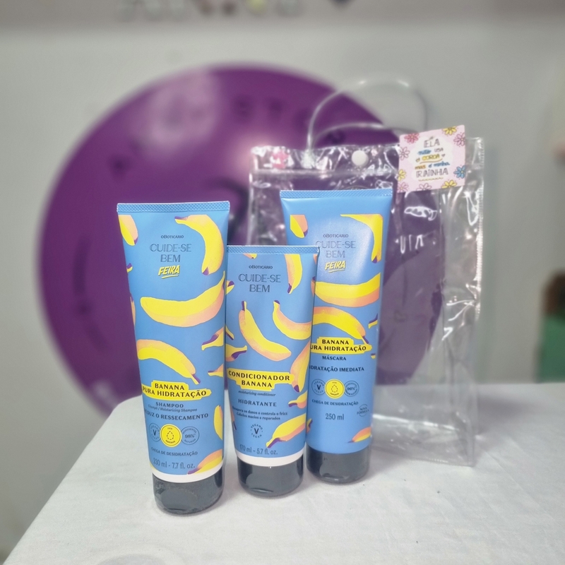 Sacola Dia Das Mães Cuide-se Bem Banana