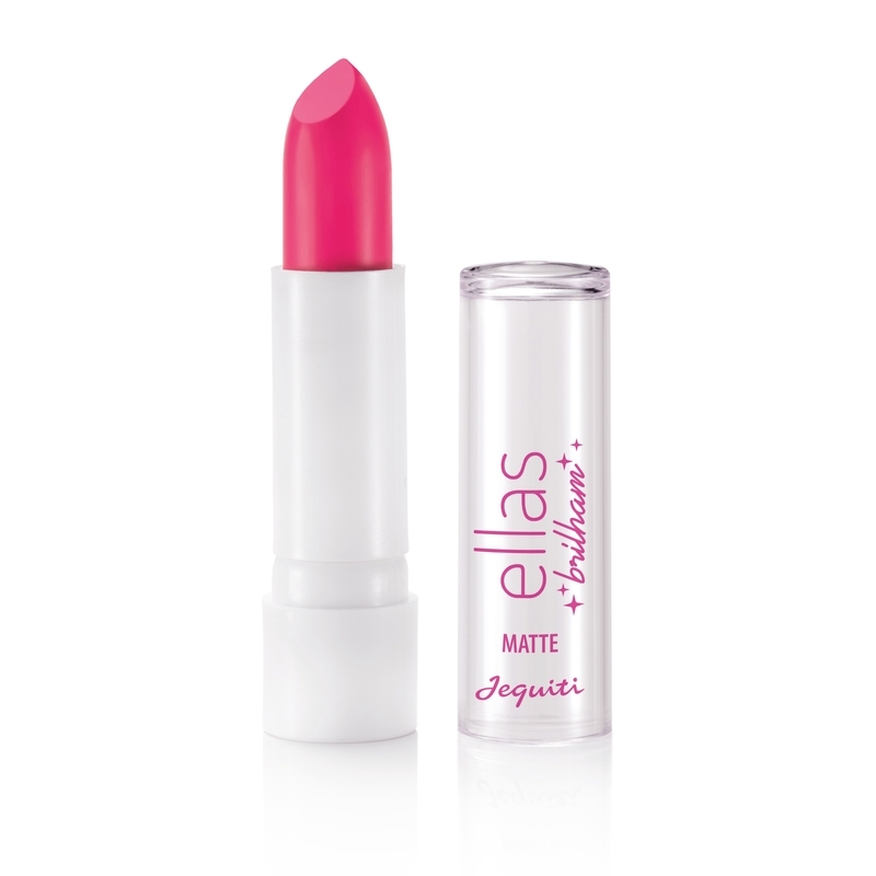Batom Matte Rosa Tropical Ellas Brilham  3,5 g
