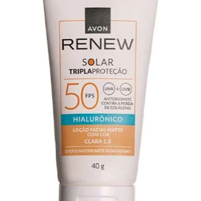 RENEW PROT FAC SPF 50 COR CLARA 40G - 40 g