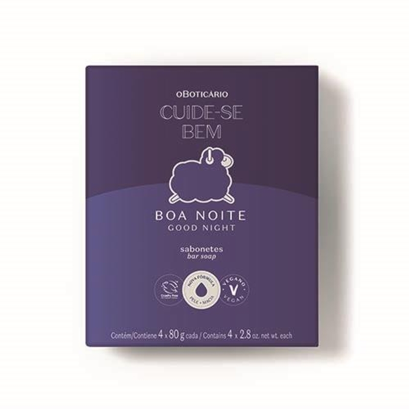 Sabonete Cuide-se Bem Boa Noite 4x80g cada