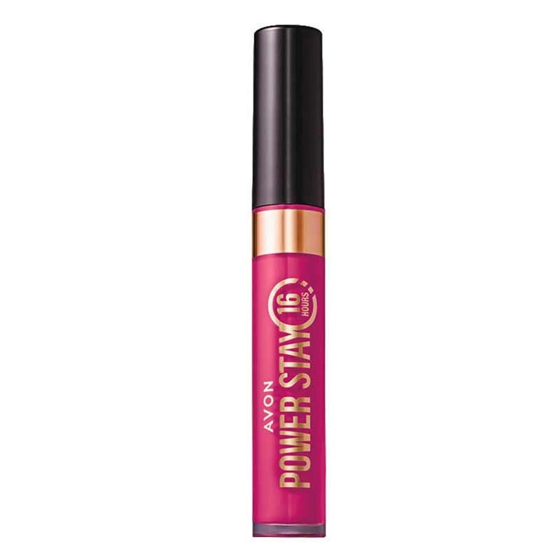 Avon Power Stay Batom Líquido Matte 16h Rosa Magenta - 7 ml
