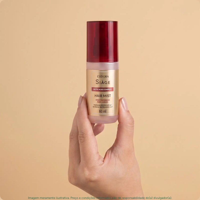 Spray Capilar Perfumado Eudora Siàge Nutri Acid 60ml - foto 4