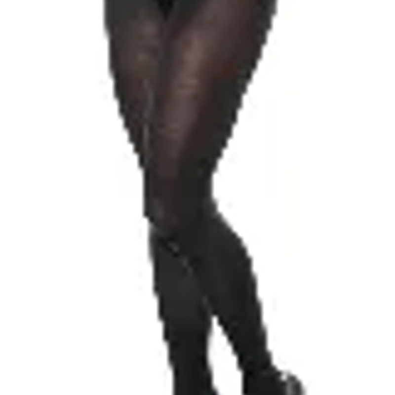 DeMillus Dantelle Meia-Calça Elastano Fio 80 EG - Preto