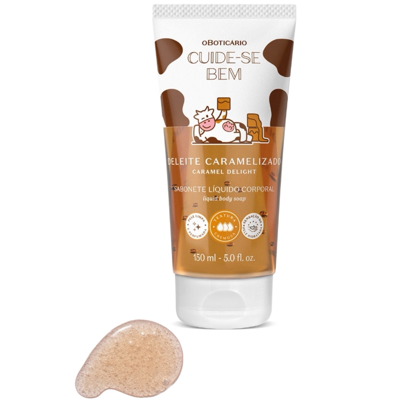 Sabonete Líquido Corporal Cuide-Se Bem Deleite Caramelizado 150Ml