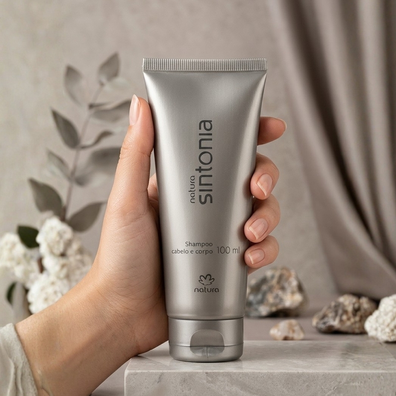 SHAMPOO MASCULINO NATURA SINTONIA 2 EM 1 CLASSICO 100ML - foto 6