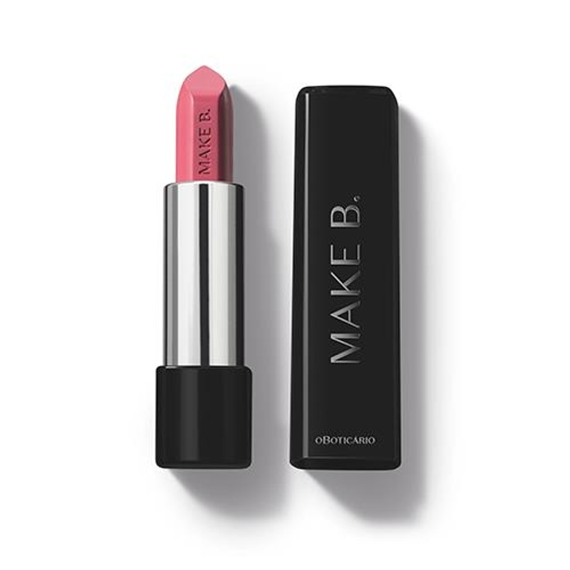 Batom Cremoso Rosa Cashmere Make.B 3,6g
