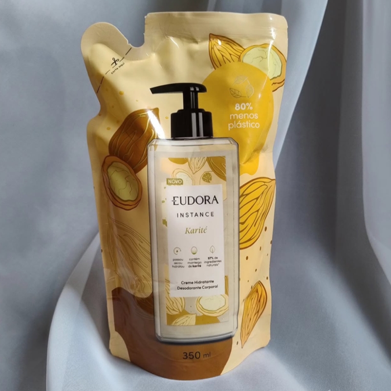 Refil Creme Hidratante Desodorante Corporal Instance Karité 350Ml
