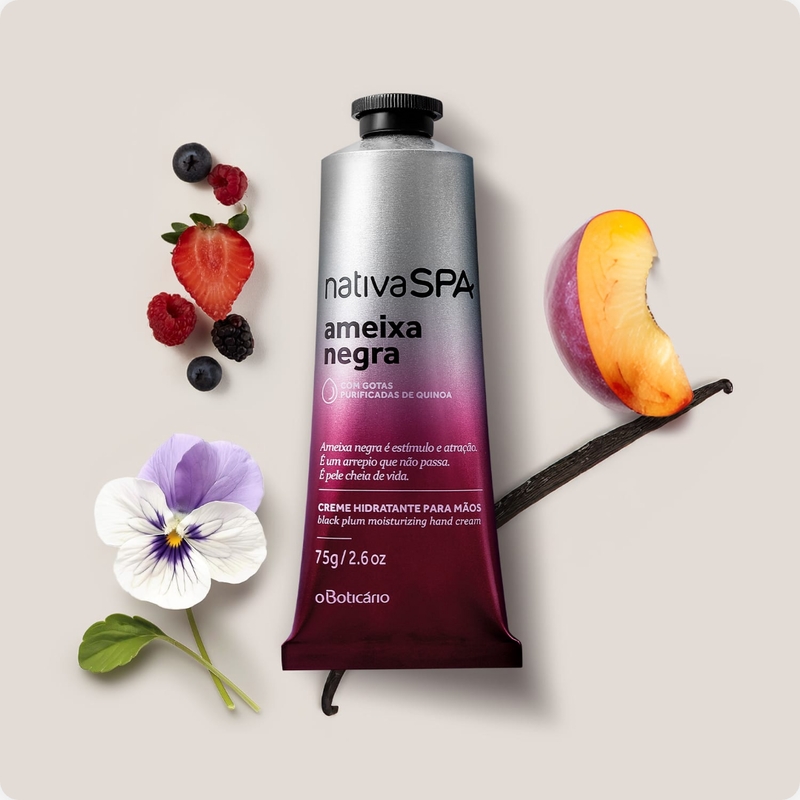 Creme Hidratante para as Mãos Nativa SPA Ameixa Negra 75g - foto 2