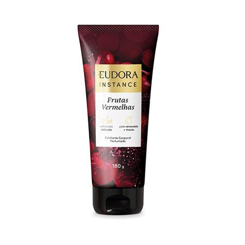 Eudora Instance Frutas Vermelhas - Esfoliante Corporal Perfumado 180g