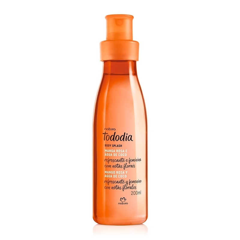Body Splash Desodorante Colônia Tododia Manga Rosa e Água de Coco 200ml