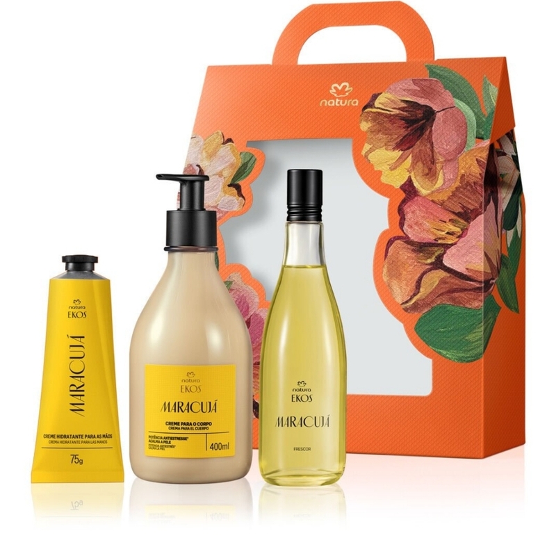 Presente natura ekos maracujá, Colônia, C/de Mãos,  Loção  Corporal