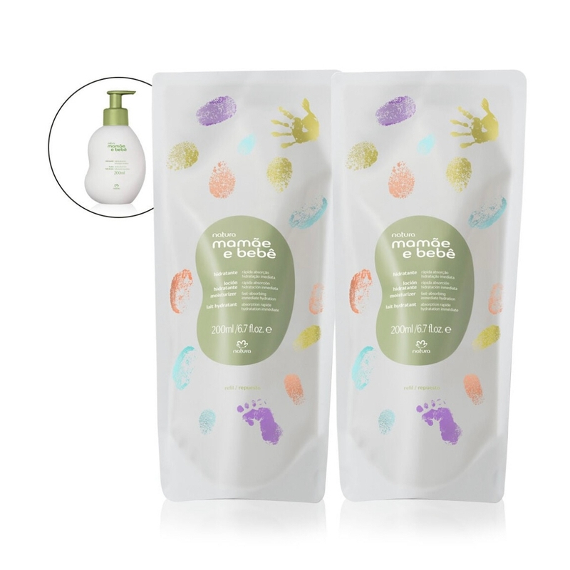 Refil Hidratante Mamãe E Bebê 200ml