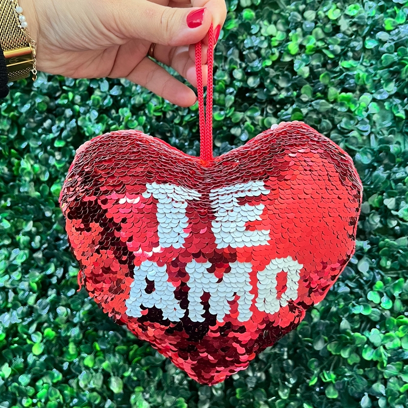 Coração Te Amo Paetê 2 Em 1