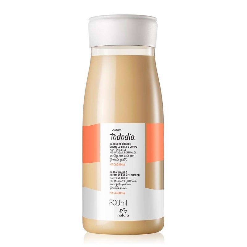 Sabonete Líquido Cremoso para o Corpo Tododia Macadâmia - 300 ml