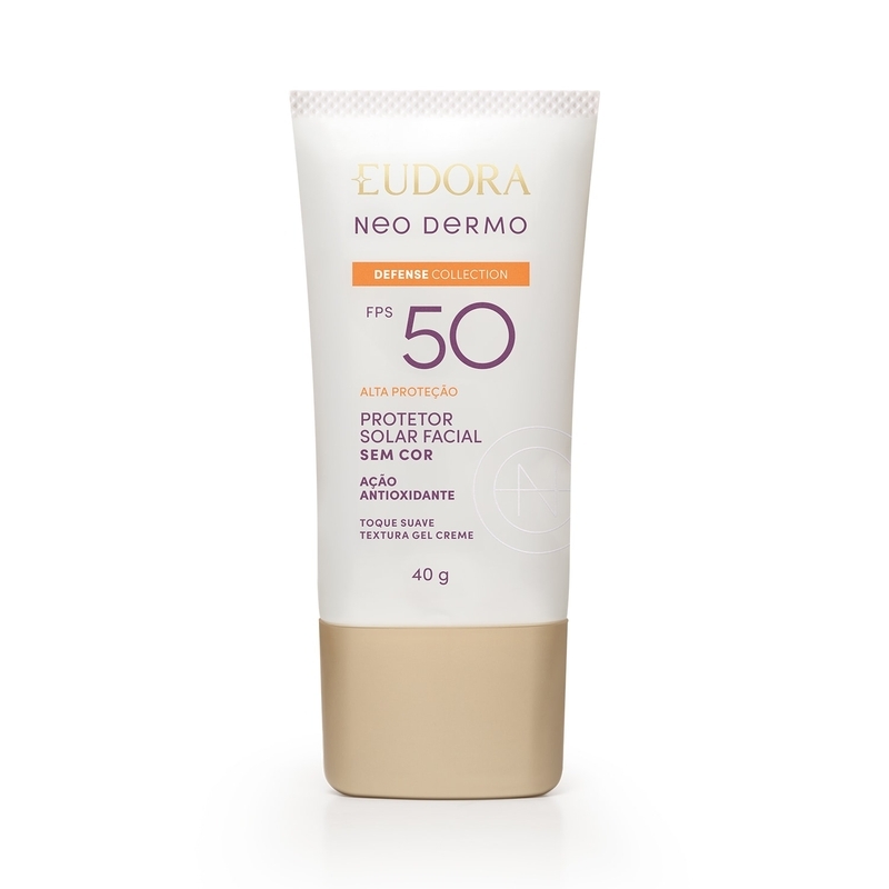 Protetor Solar Facial Sem Cor Neo Dermo FPS 50 40g