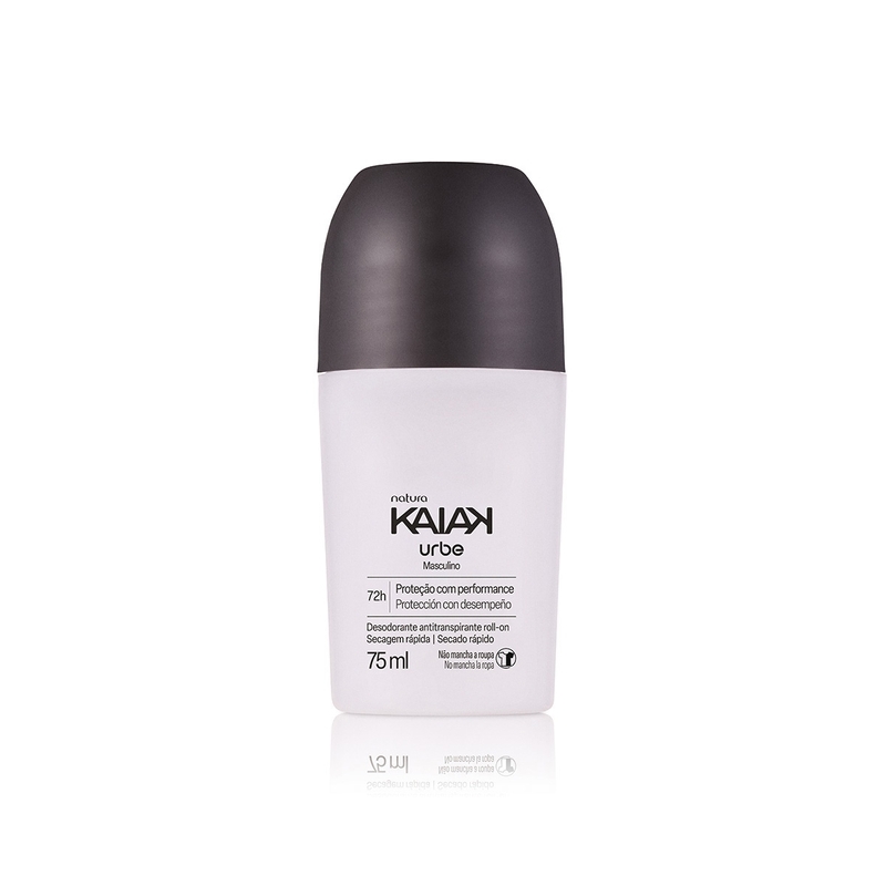Desodorante antitranspirante roll-on kaiak urbe masculino - 75 ml