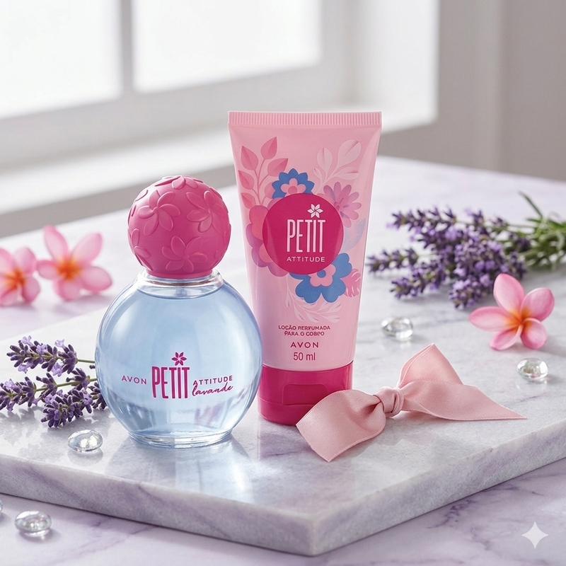 Presente Petit Lavanda Com Hidratante Petit Attitude