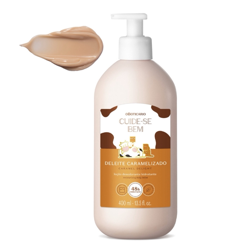 Loção Hidratante Desodorante Corporal Cuide-Se Bem Deleite Caramelizado 400Ml