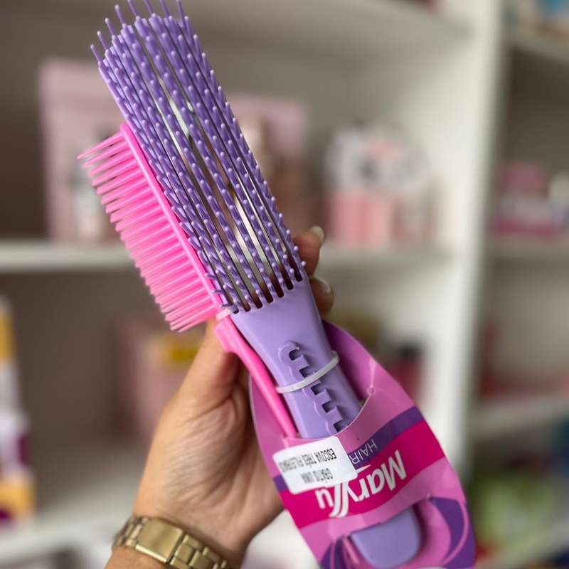 Escova Para Cabelo Cacheado Polvo