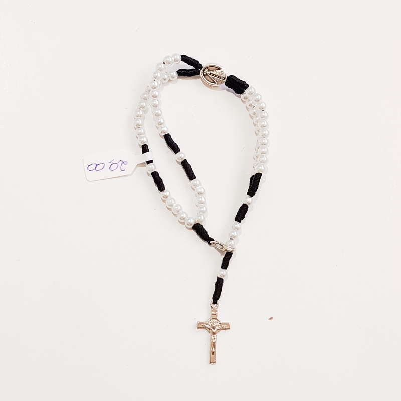 Pulseira Terço Pérola - N.Sra. Aparecida