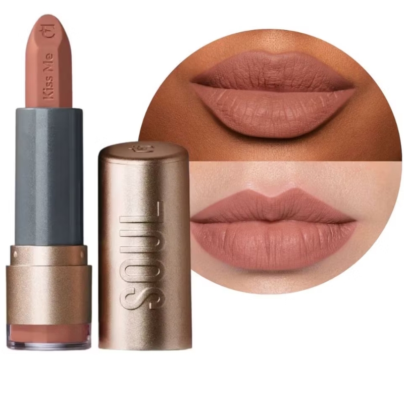 Batom Matte Nude Estilo Kiss Me 3,7g