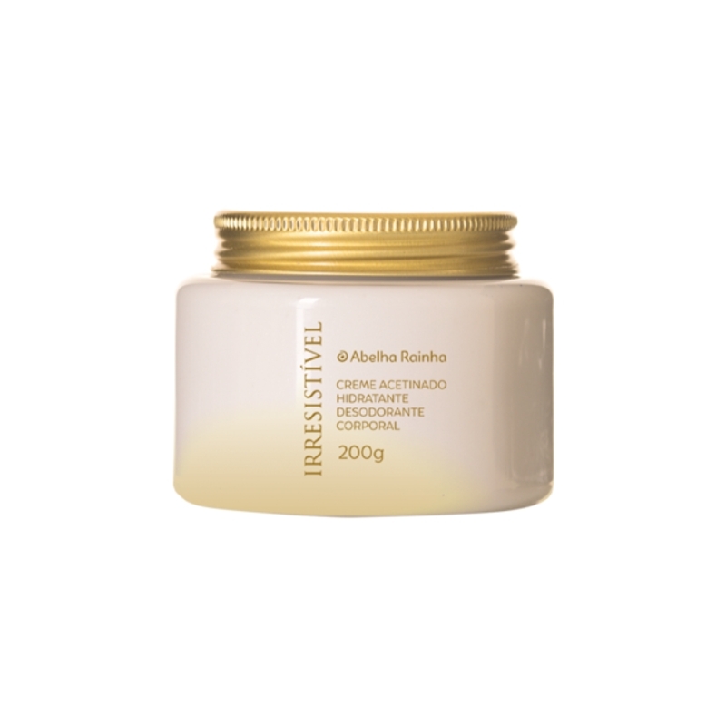 Irresistivel Creme Hidratante Acetinado Desodorante Corporal 200g