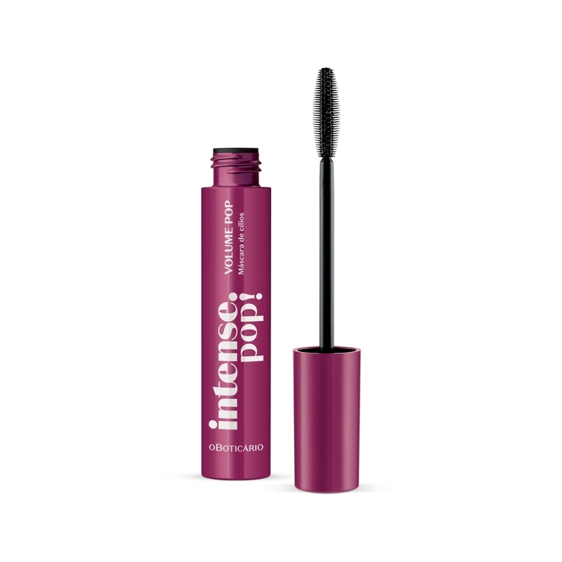 Máscara Cílios Preta Intense Pop! Preto 10g