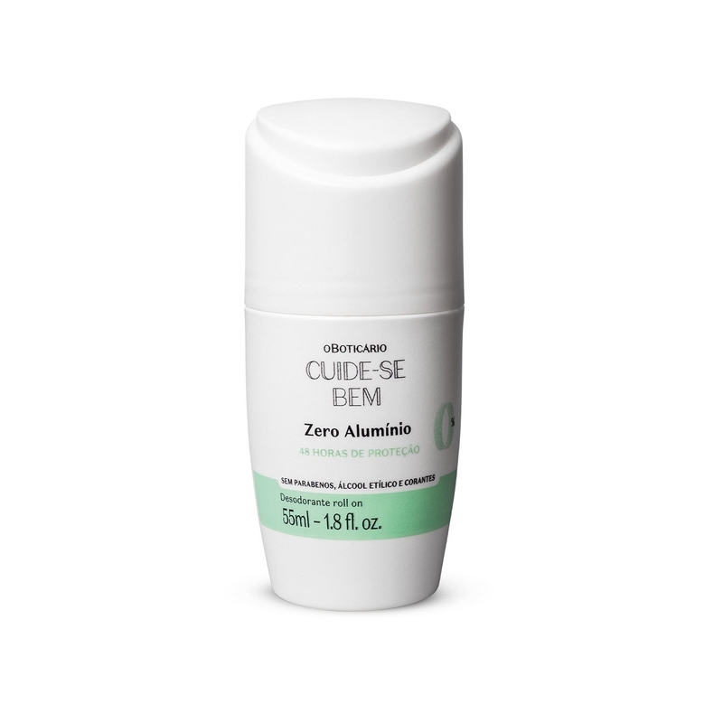 Desodorante  Roll-On Cuide-Se Bem Zero Alumínio 55Ml