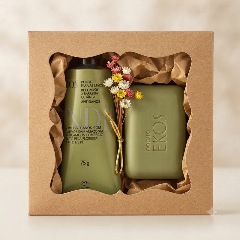 Kit: Creme Para Mãos Andiroba E Sabonete Menta 100g