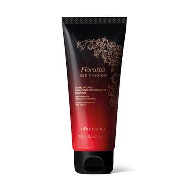 Creme Intenso Hidratante Desodorante Corporal Floratta Red Passion 100G
