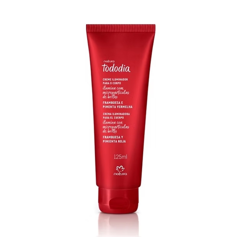 Desodorante Hidratante Corporal Iluminador Tododia Framboesa e Pimenta Vermelha 150ml