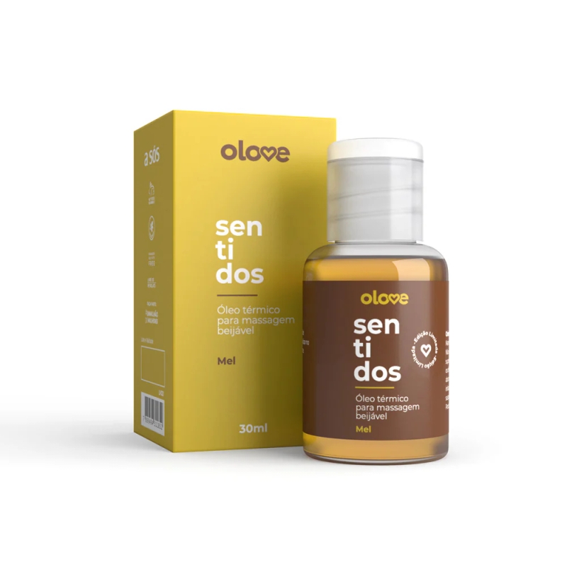 Óleo Beijável Olove Sentidos Mel Hot- 30 ml-Edição Limitada