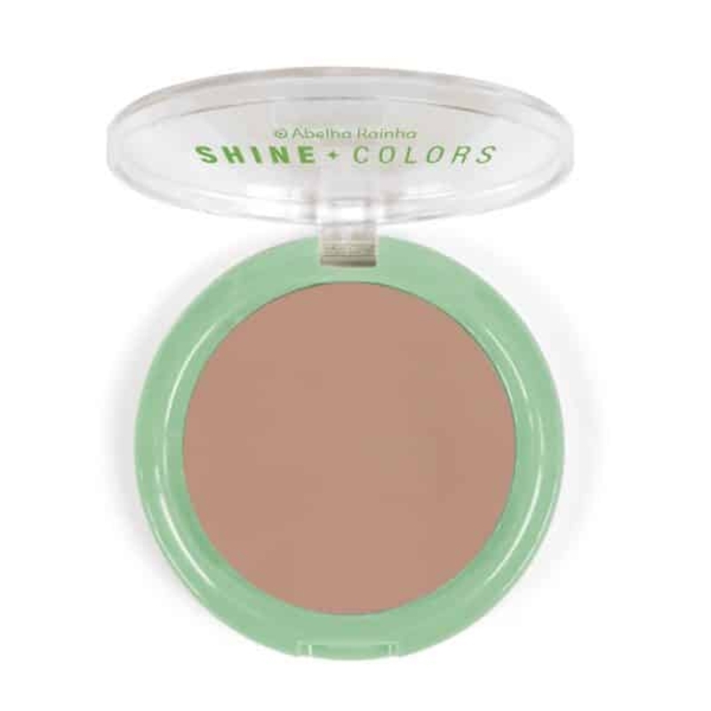 Shine Colors Po Compacto Marrom Claro Fps 15 10g