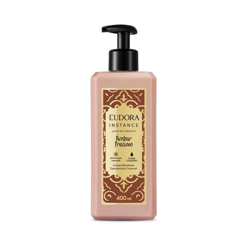Creme Hidratante Desodorante Corporal Instance Âmbar Precioso 400ml