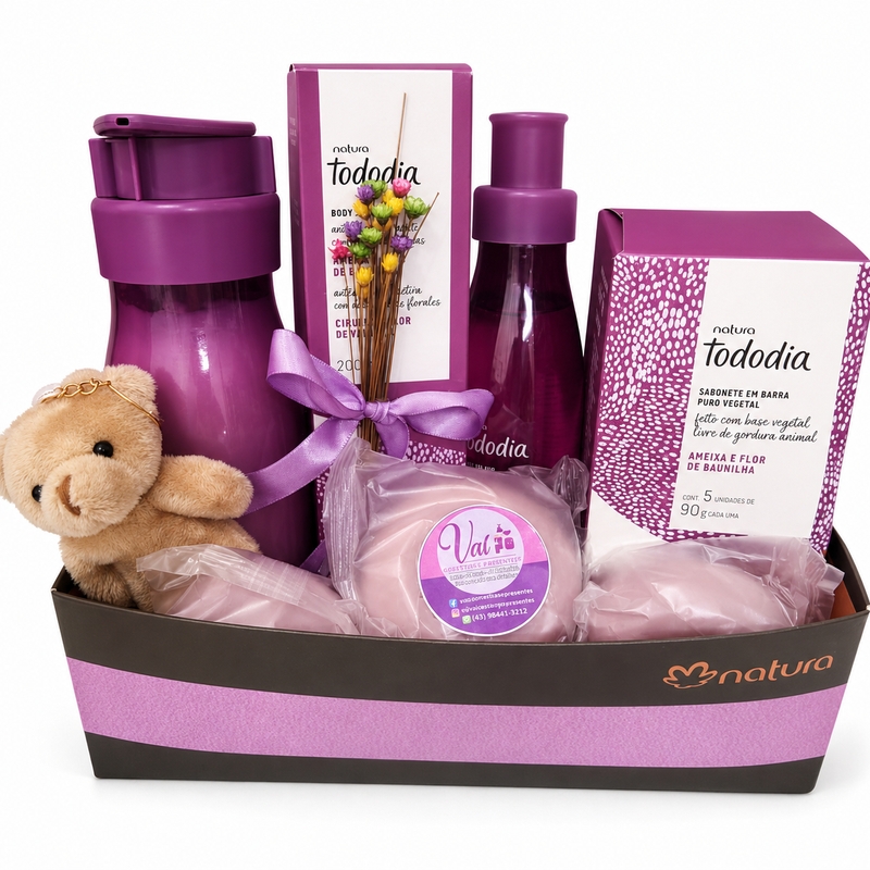 Kit Ameixa E Flor De Balnilha