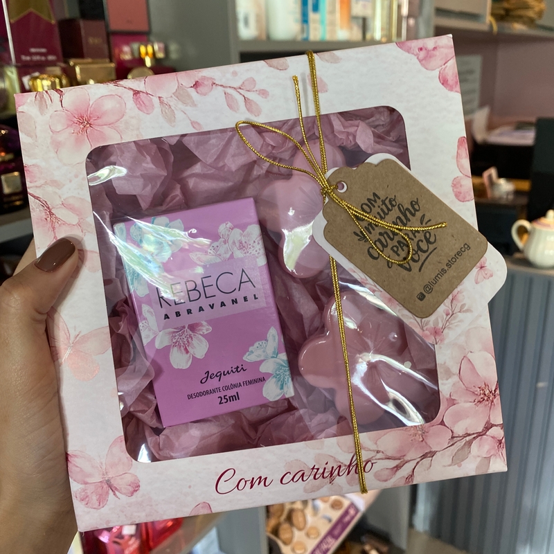 Presente Rebeca Abravanel Perfume + 2 Sabonetes