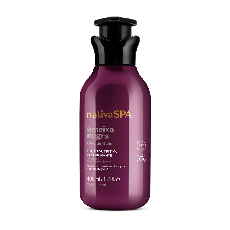 Loção Hidratante Desodorante Corporal Nativa Spa Ameixa Negra 400Ml
