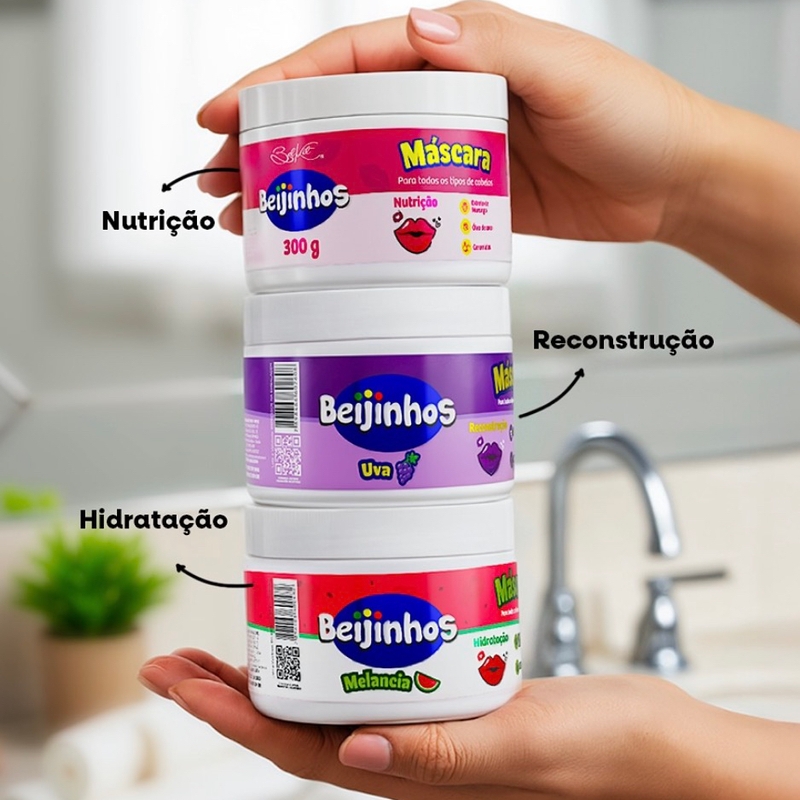 Máscara Capilar Beijinhos Belkit